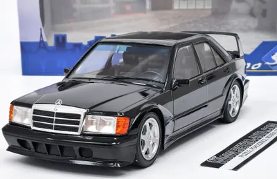 Obrázek produktu pro Mercedes-Benz 190 (W201) EVO II 1990 - Černá SOLIDO 1:18
