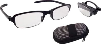 Produktbild von Faltbare Lesebrille mit Brillenbox 1,5 - 3,5 dpt Uni Lesehilfe Sehhilfe Etui , Dioptrien:+2.50