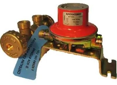 Immagine prodotto di MINICENTRALINA DUE ATTACCHI CON REGOLATORE 4 kg/h - Con regolatore 'BP1803'