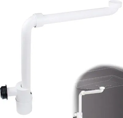 Obrázok produktu pre Úsporný sifón k umývadlu 1 1/4 palca, biely