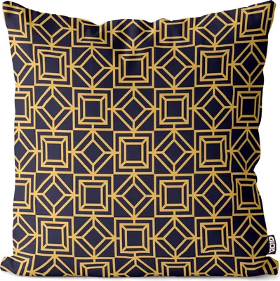 Produktbild von VOID Art Deco Wellen Meer Muster Kissenbezug Kissenhülle Sofakissen Kissen Deko Outdoor-Kissen Dekokissen
