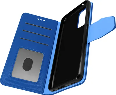 Image de Avizar, étui rabattable avec portefeuille et fonction support pour Samsung Galaxy A52 / A52s, bleu