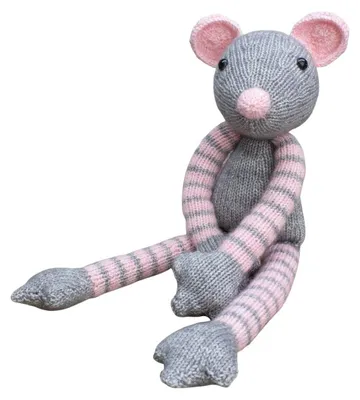 Strickpaket Esther Maus, 39 cm, mit Anleitung und Garn