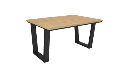 Image de TETRIX Table à manger, 140x90x74cm, Pour 6 personnes, Meubles de Salon, Chêne soft