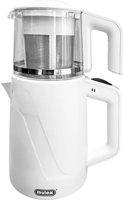 Zdjęcie produktu dla 2 w 1 elektryczny czajnik do wody/herbaty samowar 1650W z sitkiem ze stali nierdzewnej