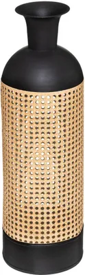 Zdjęcie produktu dla Wazon „arbela” metalowy czarny, wys. 61 cm  – Atmosphera, projektant wnętrz