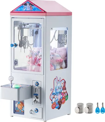 Immagine prodotto di Pinza automatica SucceBuy, diametro ganasce 0 - 80 mm, sollevamento ganasce 0 - 130 mm, gioco arcade con luci e suoni, ideale per bambini e adulti, divertente pinza a premi