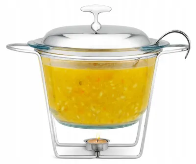 Obrázek produktu pro Váza na jídlo 4 L skleněná s ohřívačem