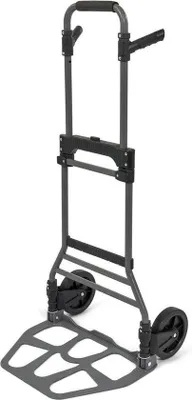Image de Remorque pliante de 150 kg avec poignées de transport