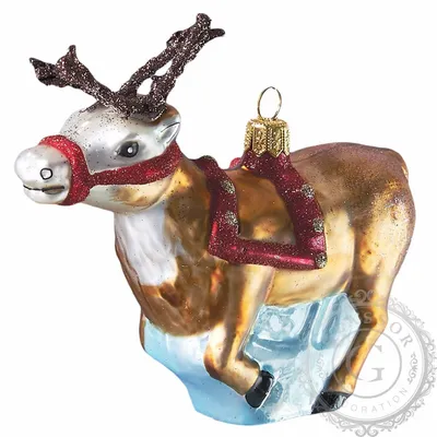 Produktbild von Weihnachtselch aus Glas