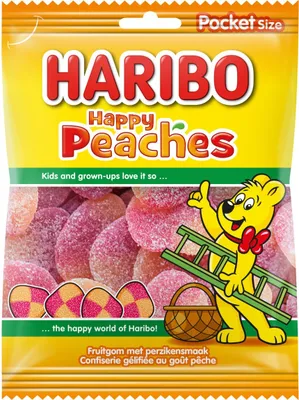 Produktbild von HARIBO glückliche Pfirsiche 28 x 75 Gramm