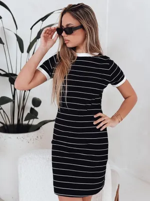 Imagen del producto de Vestido DSTREET FITLINES, modelo EY2584, color negro, talla L/XL