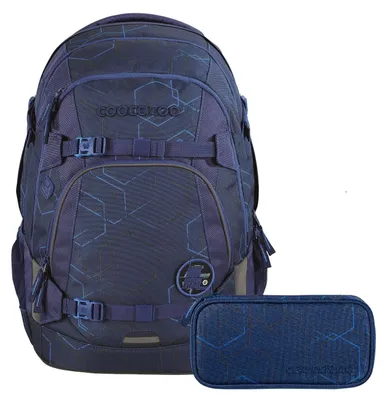 Produktbild von coocazoo Mate Schulrucksackset 2-tlg. Blue Motion