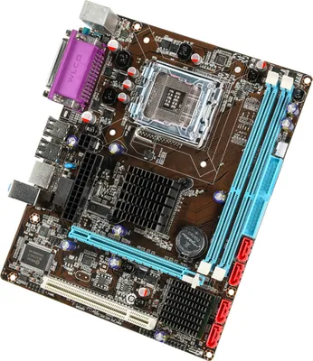 Image de Carte mère Intel P45, puce de carte réseau Realtek 100 Mbit intégrée, prend en charge la fréquence mémoire 1066 Hz/1333 Hz