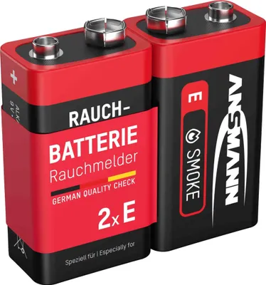 Obrázok produktu pre 2 batérie ANSMANN 6LR61 E-block 9,0 V