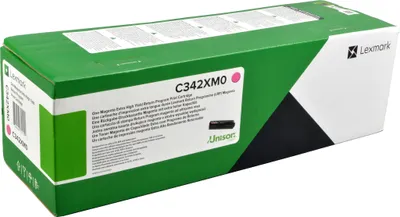 Produktbild von Lexmark C342XM0, 4500 Seiten, Magenta