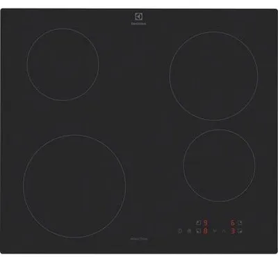 Zdjęcie produktu dla Electrolux Serie 300 LIB60420CL, Czarny, Wbudowany, 60 cm, Płyta indukcyjna strefowa, Szkło, 4 stref(y)