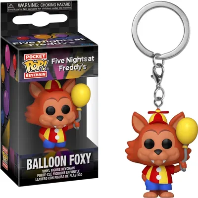 Produktbild von Five Nights at Freddy's - Balloon Foxy - Schlüsselanhänger Funko Pocket POP! Keychain