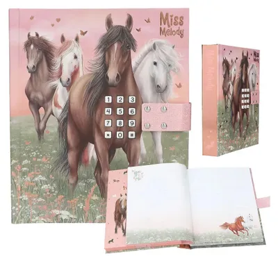 Obrázek produktu pro Miss Melody 0413236, Dětský deník, Vícebarevný, Obrázek, Pevná vazba, Děti a dospělí, Jakékoliv pohlaví