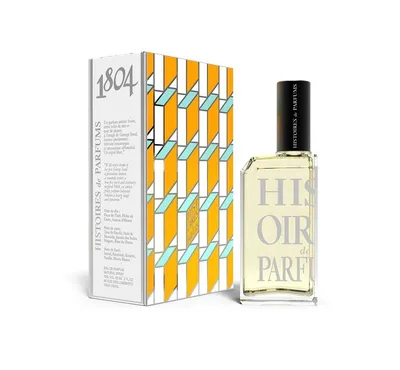A perfume bottle and its box are displayed against a white background.