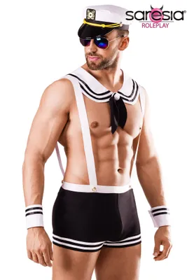Produktbild von SARESIA ROLEPLAY Matrosen-KostÃ1/4m S-L