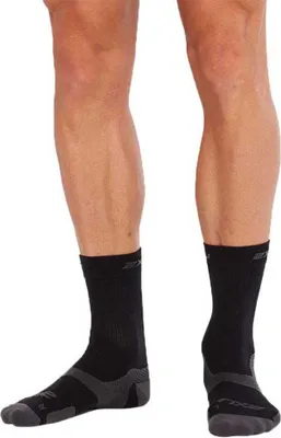 Produktbild von 2xu Vectr L Cush Crew-socken Schwarz EU 38-41 1/2 Mann Schwarz EU 38-41 1/2