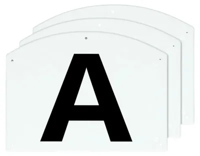 Image de Show Jump lettres A/B/C 27 x 20 cm