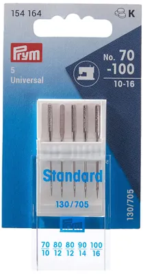 Nähmaschinennadeln Universal (70-100) – 5 Stück, Stahl