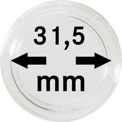 Produktbild von Lindner 2250315P Münzkapseln 31,5 mm-10er Pack