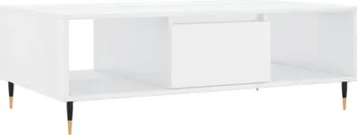 Obrázok produktu pre vidaXL Konferenčný stolík vysoký lesk biely 104x60x35 cm Drevo Materiál