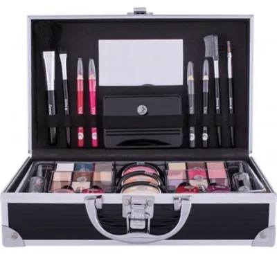 Imagen del producto de PADU - Estuche de maquillaje "Fabulous Beauty" en color negro. Maletín con cosméticos decorativos, peso: 66.0g
