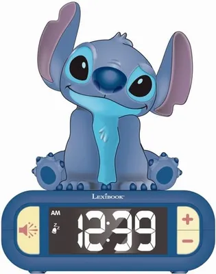 Zdjęcie produktu dla Lexibook Stitch Wecker mit 3D Nachtlicht