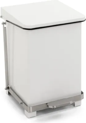 Immagine prodotto di Cestino industriale a pedale 27 litri - Bianco