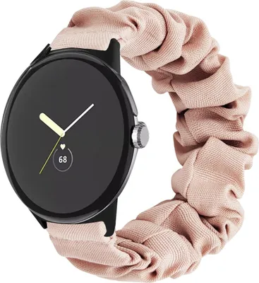 Produktbild von INF Kompatibles Armband für Google Pixel 2 Smartwatch - Stoff, 23cm, 1 Stück Rosa