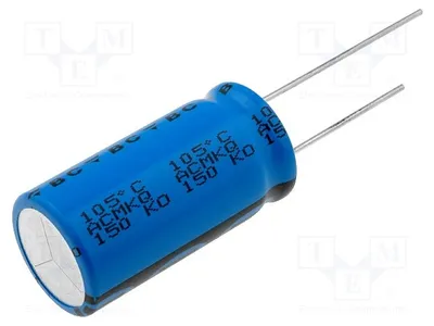 Produktbild von 1x Kondensator: elektrolytisch 1000uF THT geringe Impedanz 63VDC MAL215058102E3 E