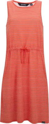 Produktbild von Regatta - "Amorie" Kleid für Damen RG12622 (34 DE) (Mandarinen-Tango/Weiß)