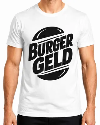Productafbeelding van Burgergeld, woordspeling, grappig, bijna een uitspraak, sarcasme, heren T-shirt, wit, 3XL