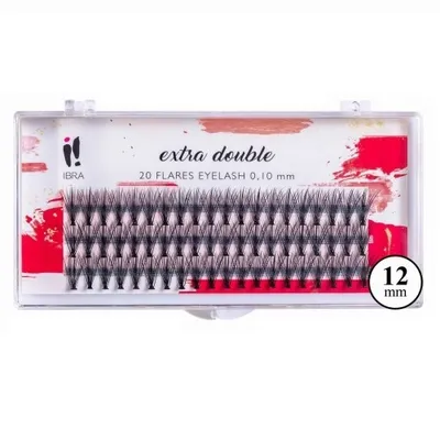 Image de IBRA Touffes de cils artificiels Extra Double C 0,10-12mm