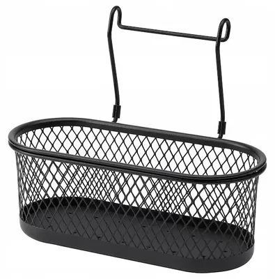 Produktbild von IKEA HULTARP Küchenreling Behälter Schwarz 31x16 CM