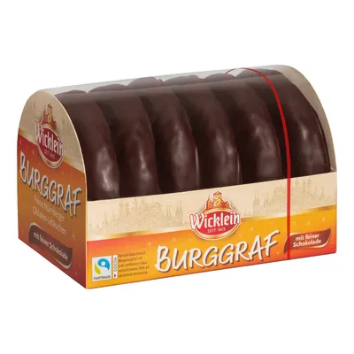 Produktbild von Wicklein Burggraf Nürnberger Oblaten Lebkuchen Schokolade 200g