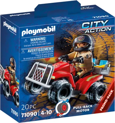 Image de PLAYMOBIL City Action Speed Quad des pompiers 71090