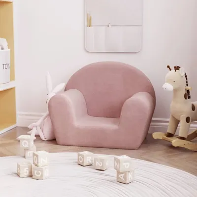 Produktbild von Best Möbel Kindersofa Rosa Weich Plüsch Rosa 2024