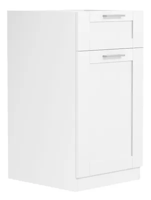 Produktbild von VCM Küchenschrank | Maße ca. H. 82 x B. 40 x T. 46 cm | Unterschrank mit einer Drehtüre und einer Schublade im Landhaus Stil | Küchenmöbel - Colura