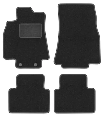 Immagine prodotto di Tappetini in moquette per Mercedes A- Klasa W169 2004-2012 (hatchback) – set 4 pezzi, grigio grafite, su misura – Wielganizator LUX