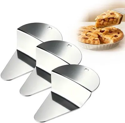 Produktbild von Kuchengabel - Pizzagabel - 3 Stück - Kuchensieb - Kuchensieb - Backset - Spülmaschinenfest - Eislöffel - Pfannkuchensieb - Kuchensieb - Backspatel - Edelstahl - Pizzaspatel