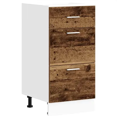 Image de Meuble bas "Lyon" Bois ancien 40 x 46 x 81,5 cm Bois d'ingénierie