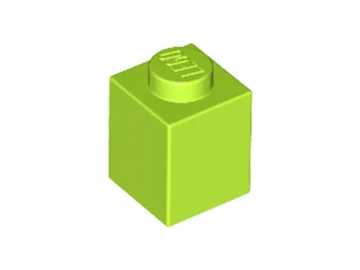 Zdjęcie produktu dla Lego® 1 sztuka 3005 Brick Brick 1x1 Part Basic Bricks 1 Lime