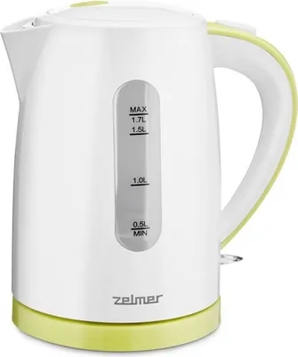 Obrázok produktu pre Zelmer ZCK7616L, 1,7 L, 2200 W, Biela, Žltá, Plast, Indikátor úrovne vody, Zabezpečenie proti prehriatiu