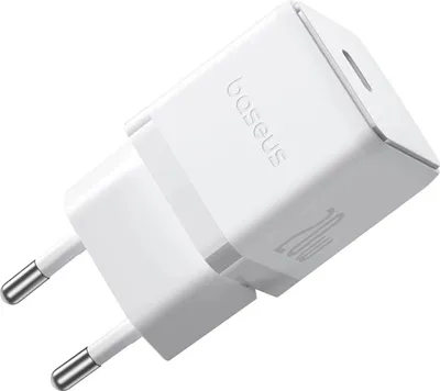 Produktbild von BASEUS 20W EU Netzladegerät + USB-C zu USB-C 60W (20V/3A) Kabel 1M