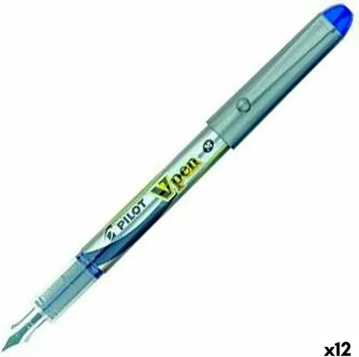 Zdjęcie produktu dla Pilot - Pióro wieczne Pilot VPEN M Silver Blue | 12 sztuk
